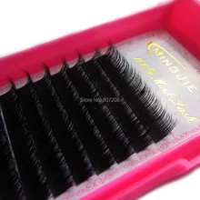 Mingjie настоящие норковые Роскошные накладные ресницы, набор, 6/8/10/12 мм, ресниц для наращивания