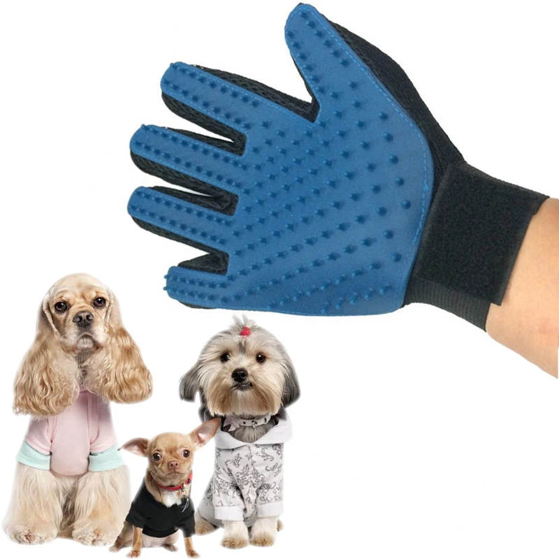 1pcs Pet Dog Hair Brush Comb Glove For Pet Cleaning Massage Grooming