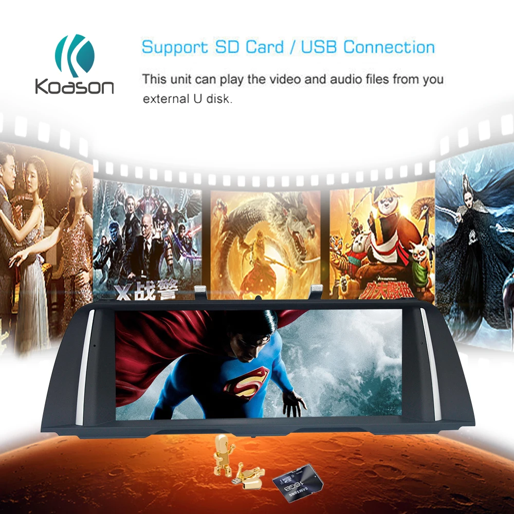 Koason Android 8 1 Система Автомобильный GPS навигатор для BMW 5 серии F10 F11 2010 2012 CIC BT WIFI