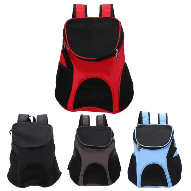 Pet Carrier Dog Carrier Pet Backpack Bag Portable Travel Bag Pet Dog Front Bag Head Out Mesh Backpack
