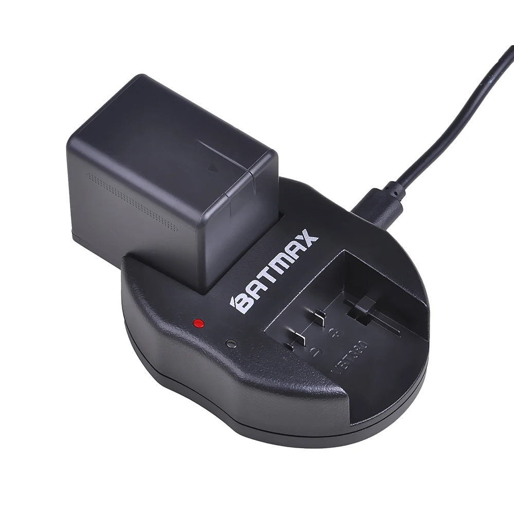 Bateria + Usb Duplo para Panasonic Vbt190 Carregador Hc-v110 Hc-v130 Hc-v210 Hc-v250 Hc-v260 1 pc Vw-vbt380 Vbt380 Vw-vbt190 - Image 4