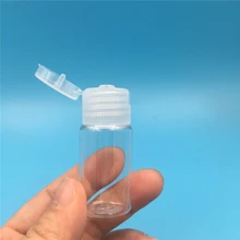 50 шт. 10 мл прозрачный пластиковый флип-колпачок бутылки для воды Мини Маленькие духи Пробник шампуня контейнерная упаковка