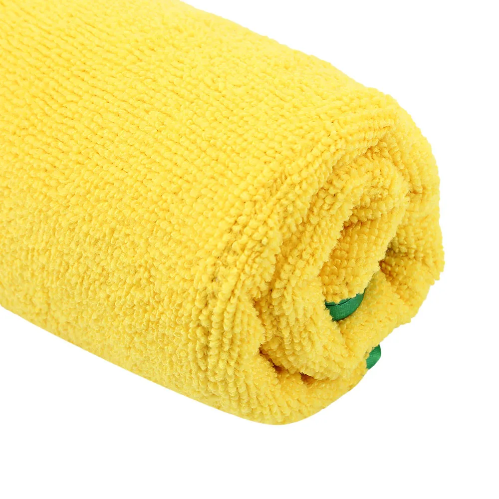Толстая плюшевая многоразовая сверхвпитывающая микрофибра полировочное полотенце авто Уход За Автомобилем Очищающая высушивающая ткань# YL6