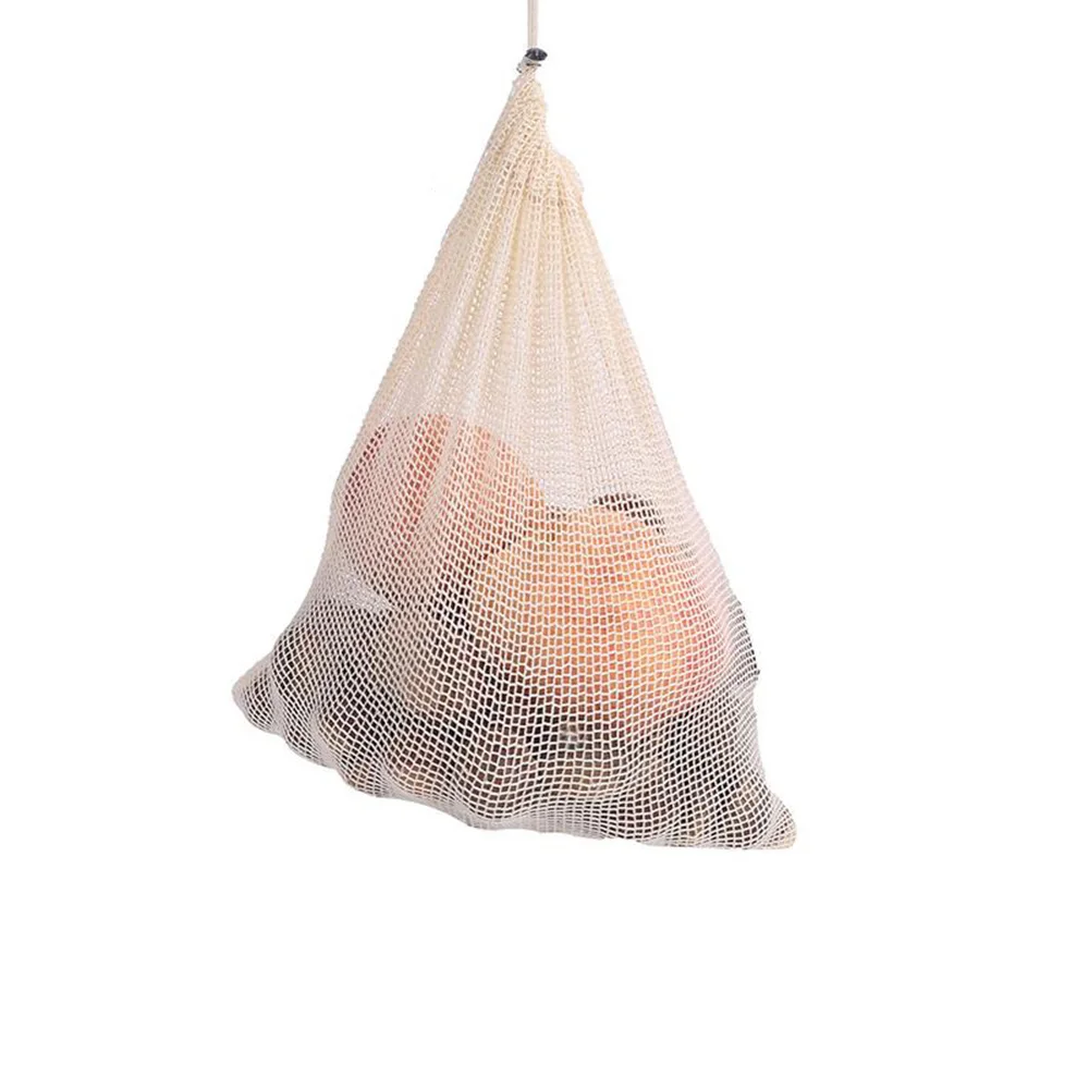 2 шт/набор многоразовые производят сумки хлопок Овощной прибор для хранения фруктов сетки Сумки разное Органайзер с кулиской для кухни