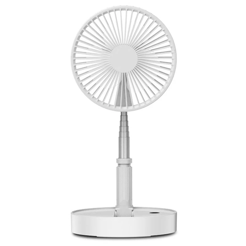  Hot TTKK Portable Usb Charging Fan Telescopic Folding Fans Home Desktop Landing Silent Fan Air Cool