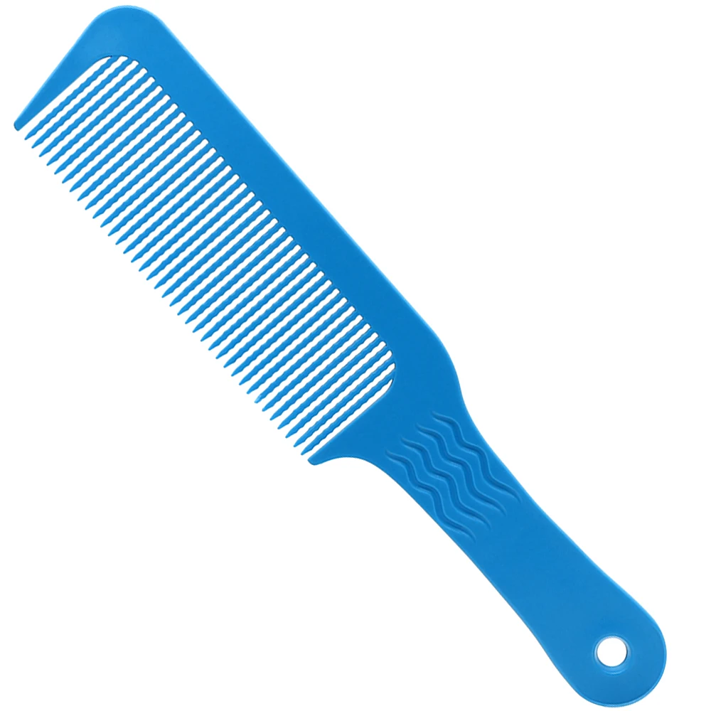 Профессиональная парикмахерская углеродная расческа Waver дизайн зубов Мужская расческа для стрижки волос салон для укладки волос Машинка для стрижки волос Расческа в 1 шт - Цвет: Blue