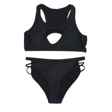 Страуса Высокое качество удобные одноцветные кружевные топы без косточек кружевное нижнее белье пижамы жесткое лицо Сплит Женский комплект из 2 предметов