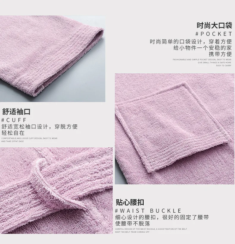 Японское мужское женское Хлопковое полотенце/махровый Халат весна осень длинный толстый длинный банный халат мужской халат кимоно