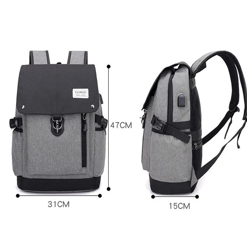 Модный мужской рюкзак многофункциональный дизайн дома водонепроницаемый 15,6 дюймов Сумка для ноутбука Мужская зарядка через usb дорожная сумка