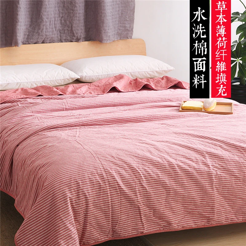 

CHAUSUB Summer Coverlets 100% Cotton Patchwork Quilt 1pc Twin Size Student Quilts Sofa Blanket Bed Cover sheets Kids Bedspread
