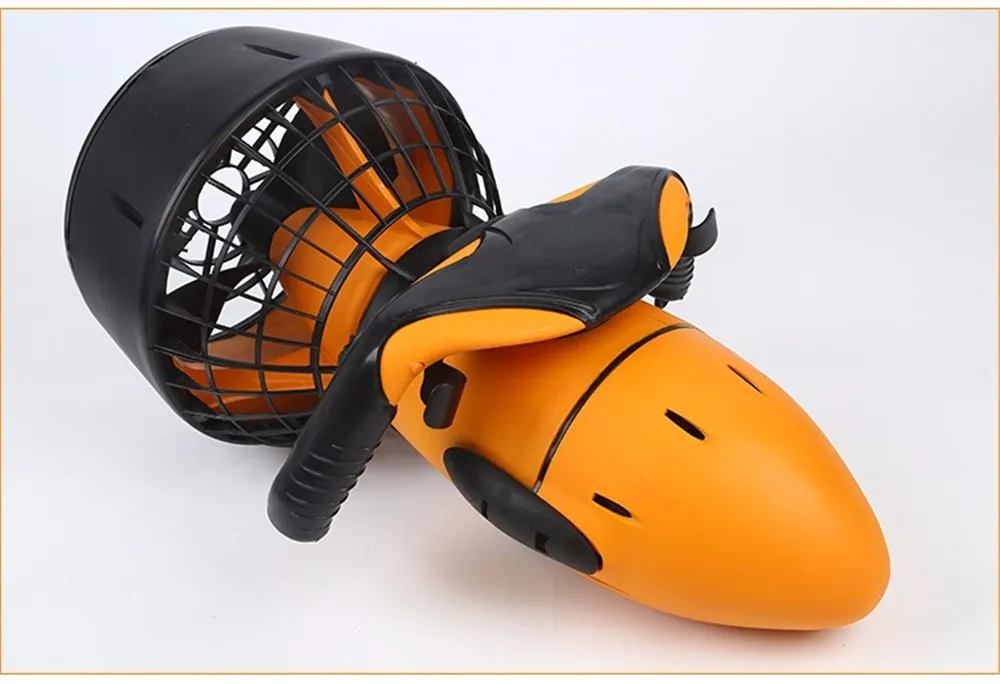 Excellent Waterproof 300W Electric Underwater Scooter Water Sea Dual Speed Propeller Diving Scuba Scooter Water Sports Equipment 8