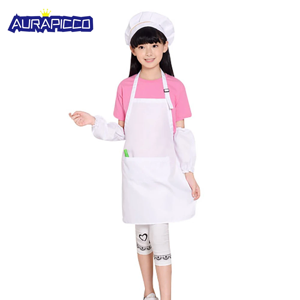 Kids Boys Girls Chef Fancy Dress Cooking Uniform Cosplay Party Costume Outfits