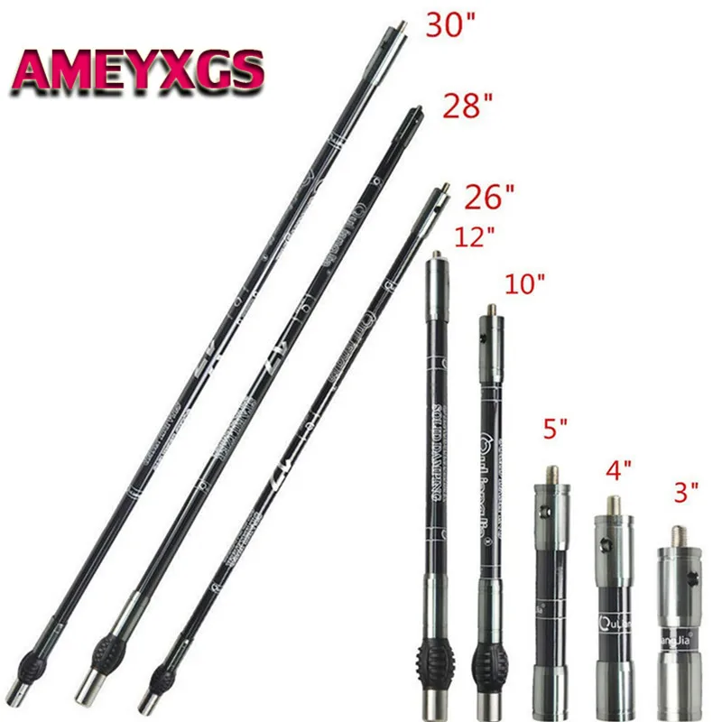 

2 Color Archery Stabilizer Balance Bar Damping Rod Shock Absorber for Recurve Compound Bow Outdoor Hunting Shooting Accessories