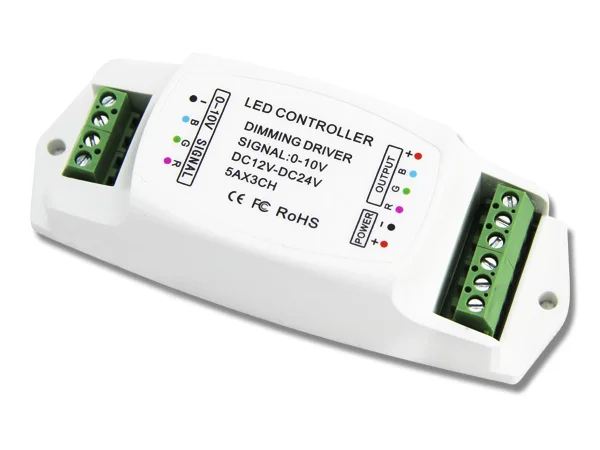 BC-330-5ACV 0-10V LED Dimming DriverDC12-24V input5A*3CH output | Лампы и освещение