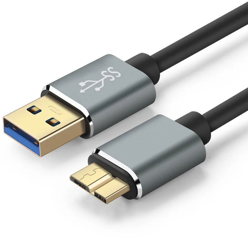 Kopen USB 3.0 Type A Micro B USB3.0 Data Sync Cable Koord voor Externe Harde Schijf Disk HDD Samsung S5