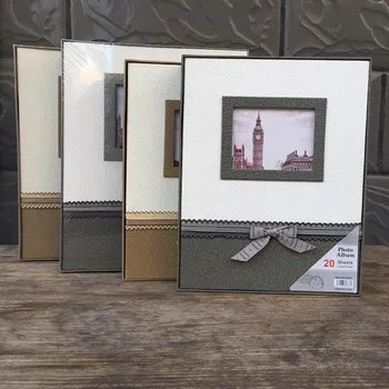 

7 Inch Self-adhesive Photo Album Film Home Collection Photo Studio Post Album Cover Book Memory Scrapbook Wedding Foto Album