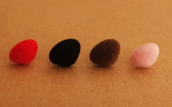 30pcs/lot  Velvet Triangle Safety Nose with washer --mixed color mixed size can choose 1