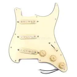 Классический Prewired загружен SSS Pickguard Alnico V ЗВУКОСНИМАТЕЛИ ДЛЯ ST гитары загружен Pickguard