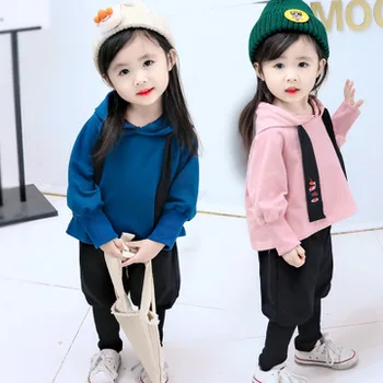 

Kids Clothing Sets Toddler Girl Clothes Cotton Hooded Sweatshirt Harem Pants 2pcs Casual Toddler Girl Spring Autumn Baby Suit