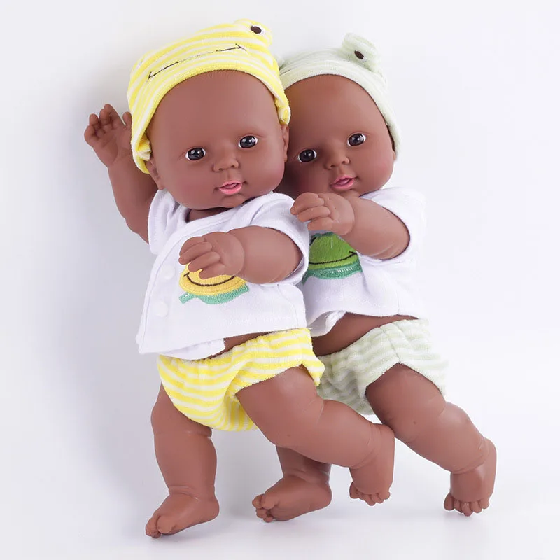 12''30cm Новорожденные африканские куклы Reborn Baby моделирование мягкие виниловые детские игрушки CheapLifelike рождественские подарки на день рождения