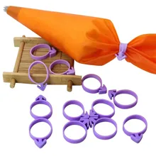 Hight Recommond 12 шт. трубопровод мешок фиксированное кольцо-насадка уплотнение Соединительный прибор для кондитерского крема украшения торта инструменты Patisserie Accessoire Bicos Russo M4