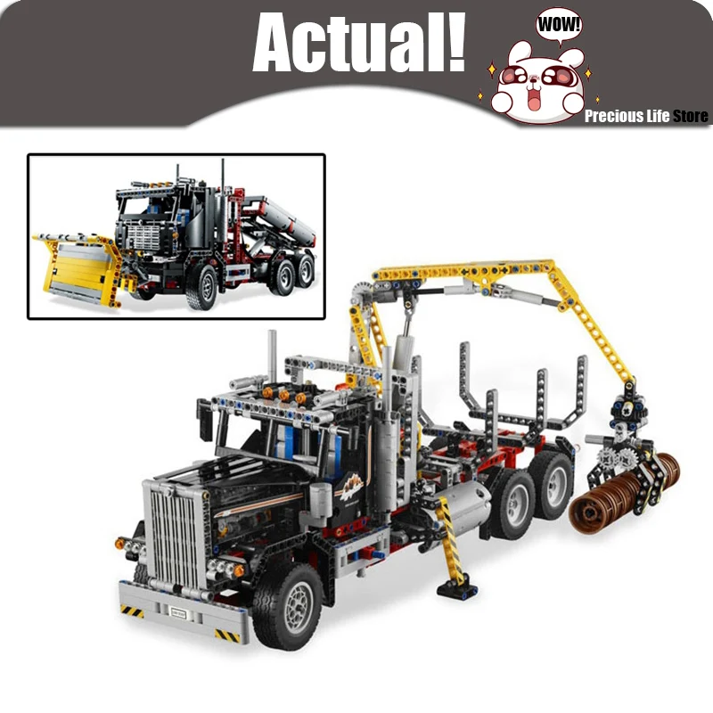 

Lepin 20059 1338Pcs Technic Mechanical Series The Logging Truck Set Children Educational Building Blocks Bricks Toys Model 9397
