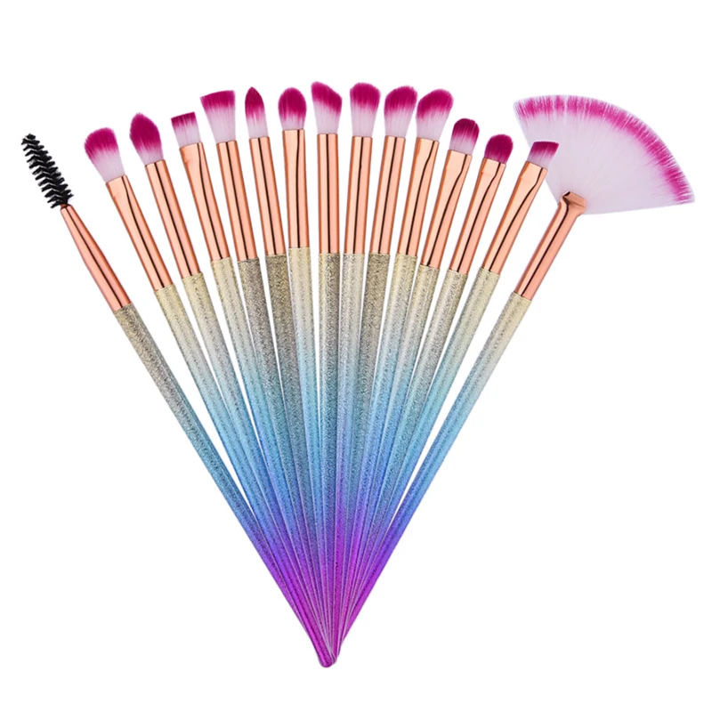 Хороший градиент Цвет лицо Профессиональные Тени для бровей Blending Brush Set макияж