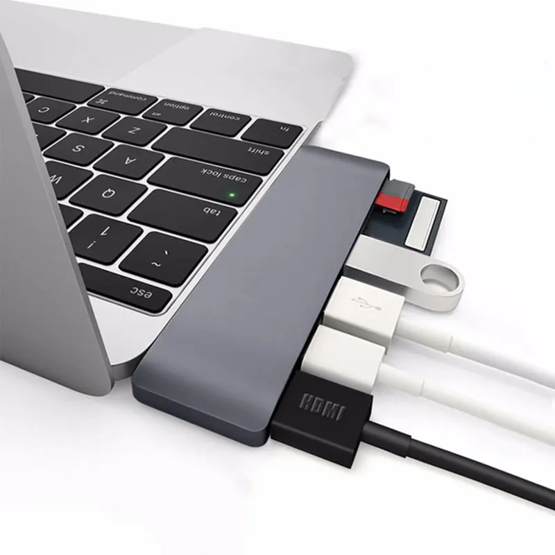 EASYA Thunderbolt 3 адаптер типа C к HDMI хаб для Samsung DEX станция USB док с PD SD/TF кардридер 0
