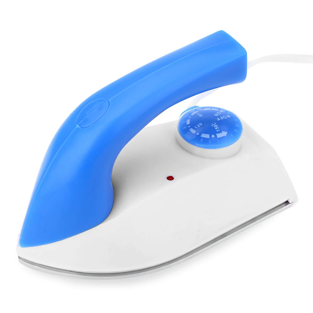 PortableTravel Mini Electric Iron Thermostat Clothes Handheld Coated
