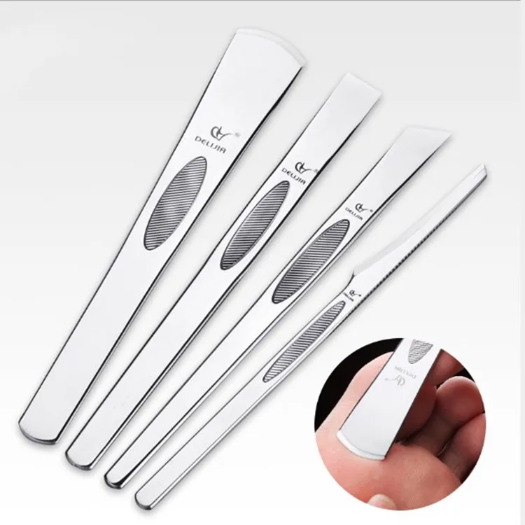 

4pcs/set Stainless Steel Pedicure Knife Set Professional Foot Care Tool Toenail Ingrown Kit Cuticle Dead Skin Remover