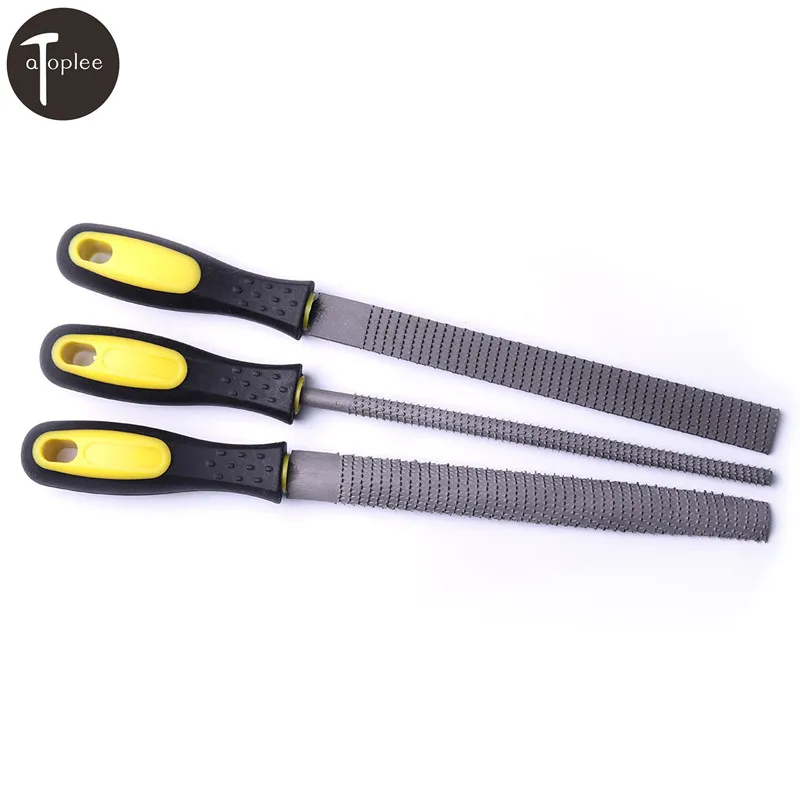 Atoplee 3PCS 8" Wood Rasp File Set Steel Milling Cutter For Wood