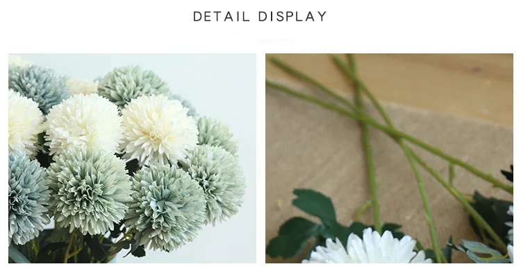 artificial flowers ball pompom  (2)