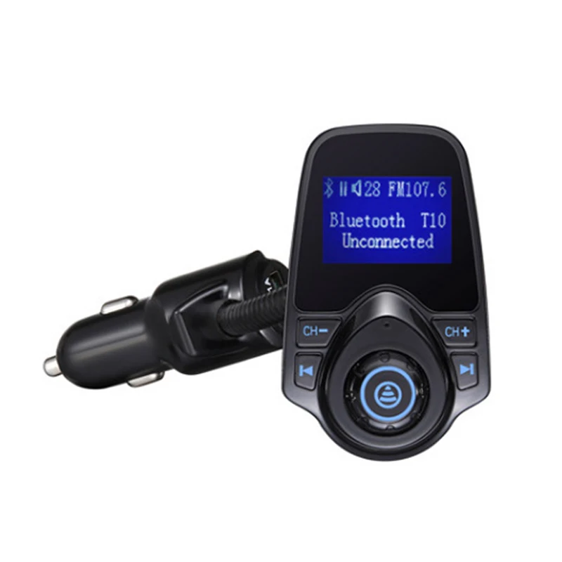 FM передатчик 5V 2.1A USB Автомобильное зарядное устройство светодиодный экран