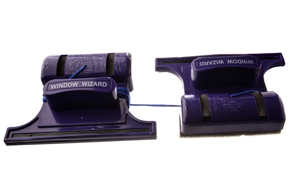 Handheld Window Wizard Double Sided Glass Wiper Cleaner Cleaning Square Shape Cotton