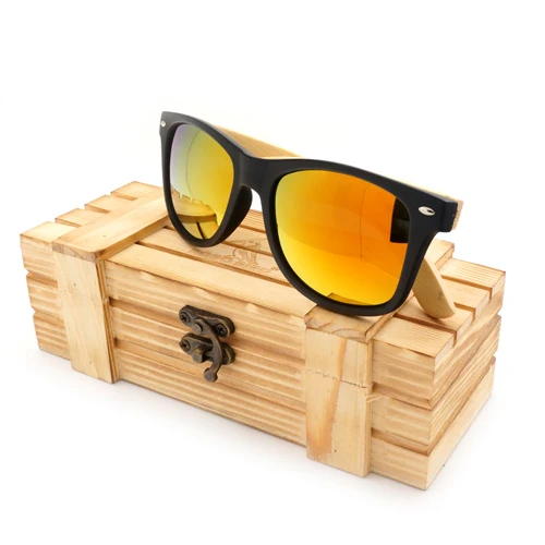 BOBO BIRD CG004 цветные поляризованные солнцезащитные очки ручной работы для женщин, Бамбуковая и пластиковая оправа, очки oculos de sol feminino OEM - Цвет линз: CG004e