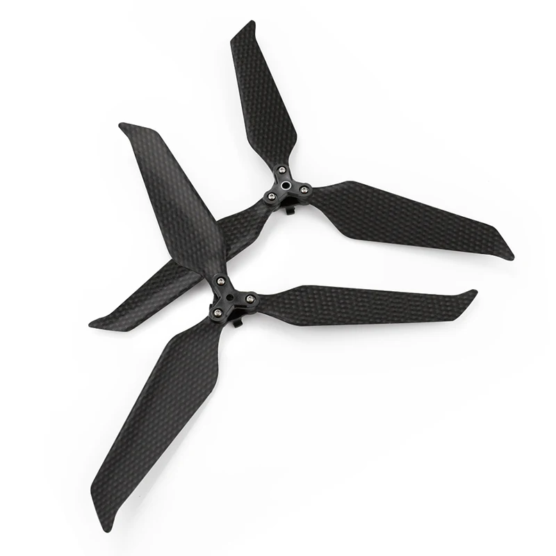 100% carbon fiber Three-blade 8743 propeller Low Noise propellers for dji mavic 2 pro  zoom drone Accessories 1 (8)