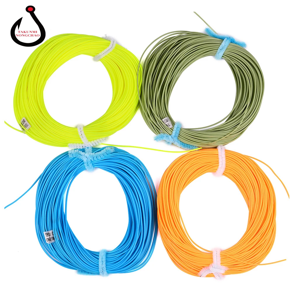 4 Colors Weight Forward Floating Fly Fishing Line Fly Line Carbon Fiber ...