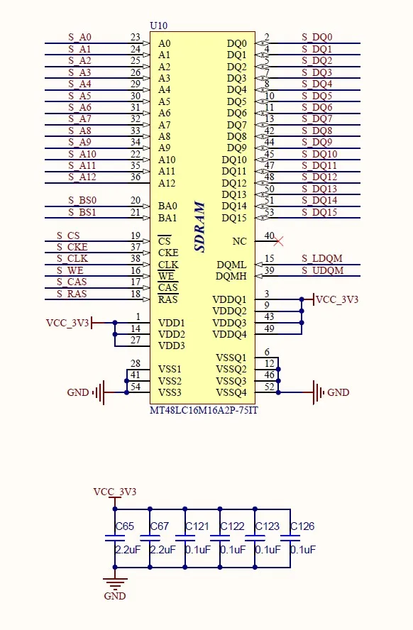 Модуль SDRAM 256 Мбит костюм Altera FPGA макетная плата