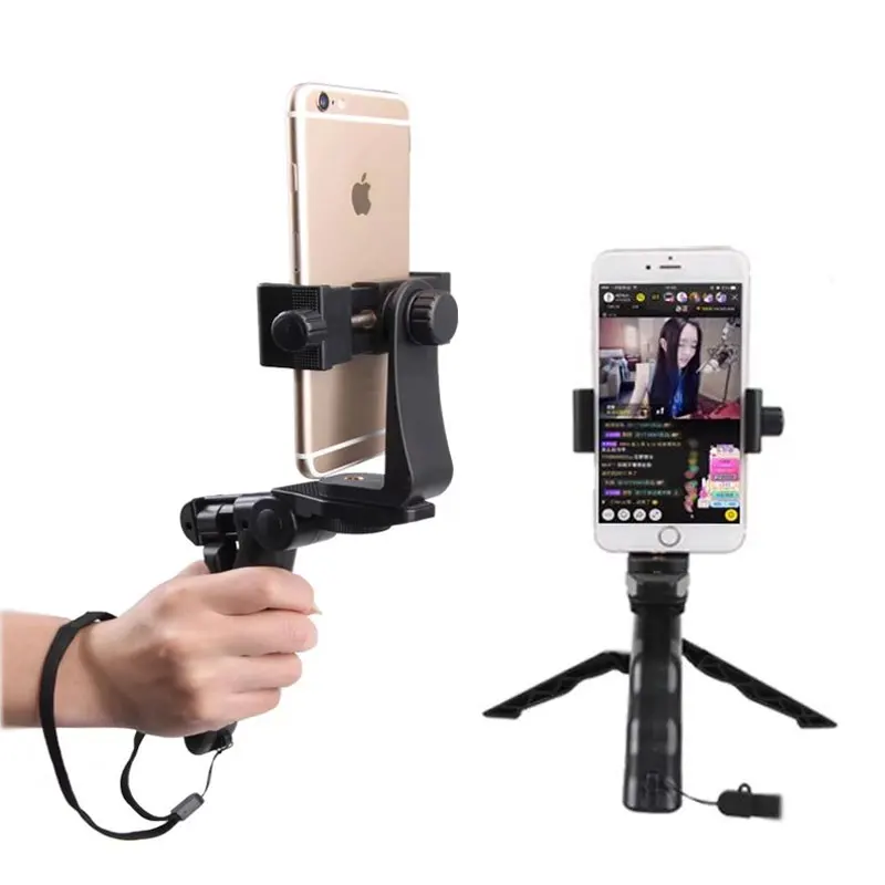 

Handheld Stabilizer Pistol Hand Grip Live Streaming Mount for Twitter/Periscope Video Recording for iPhone 7/6/6S plus Samsung