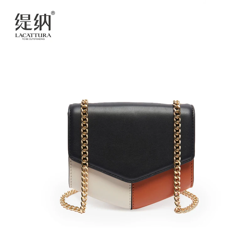 A1360 Lacattura brand European and American Style Women Handbag Lady Clutches Panelled PU Leather Shoulder Bags crossbody bag A1360 Lacattura brand European and American Style Women Handbag Lady Clutches Panelled PU Leather Shoulder Bags crossbody bag