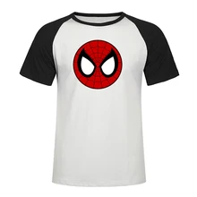 Spider-Man Spider Logo T-Shirt Spiderman T Shirt Cotton Man Raglan T Shirt Funny Short Sleeves Printed Tshirt Men Clothes 2019 Spider-Man Spider Logo T-Shirt Spiderman T Shirt Cotton Man Raglan T Shirt Funny Short Sleeves Printed Tshirt Men Clothes 2019