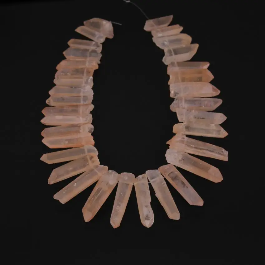 Качество класса АА Розовые Палочки розовые кварцевые бриолеты ювелирные изделия