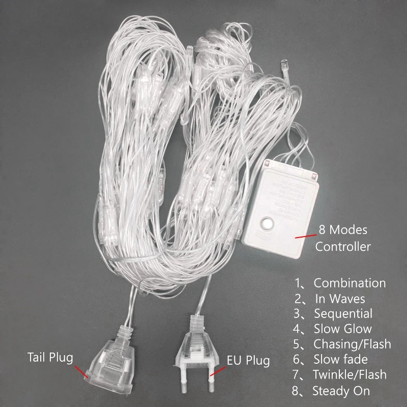 1,5 м x 1,5 м 96 светодиодов, сетчатый Сказочный веб-светильник, мерцающий светильник, Рождественская Свадебная гирлянда, вечерние украшения для дома, сетчатый светильник