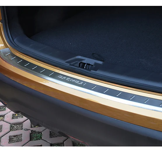 

Fit For Nissan Qashqai Rear Bumper Protector Step Panel Boot Cover Sill Plate Trunk Trim Car Accessories 2014 2015-2017