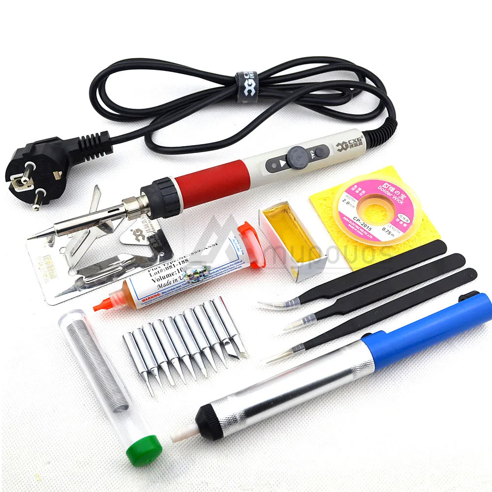 

220V 70W soldering iron CXG DT70 temperature Adjustable Internal heating Replace hakko Soldering Station SET Tweezers/Solder tip