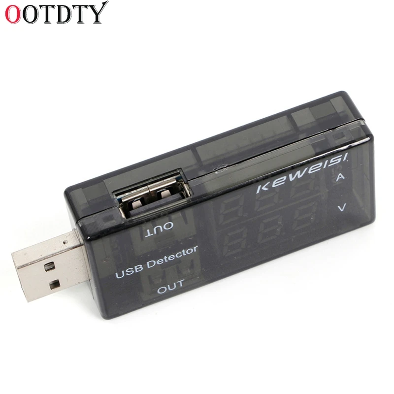 USB Current Voltage Tester USB Voltmeter Ammeter Detector Double Row Shows New