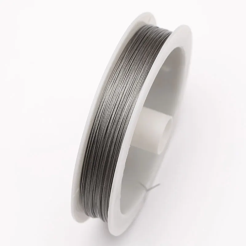 

Handmade Beading Thread Steel Wire Crystals Pearls Jewelry DIY Accessories Making Bracelet & Necklace 60M Length