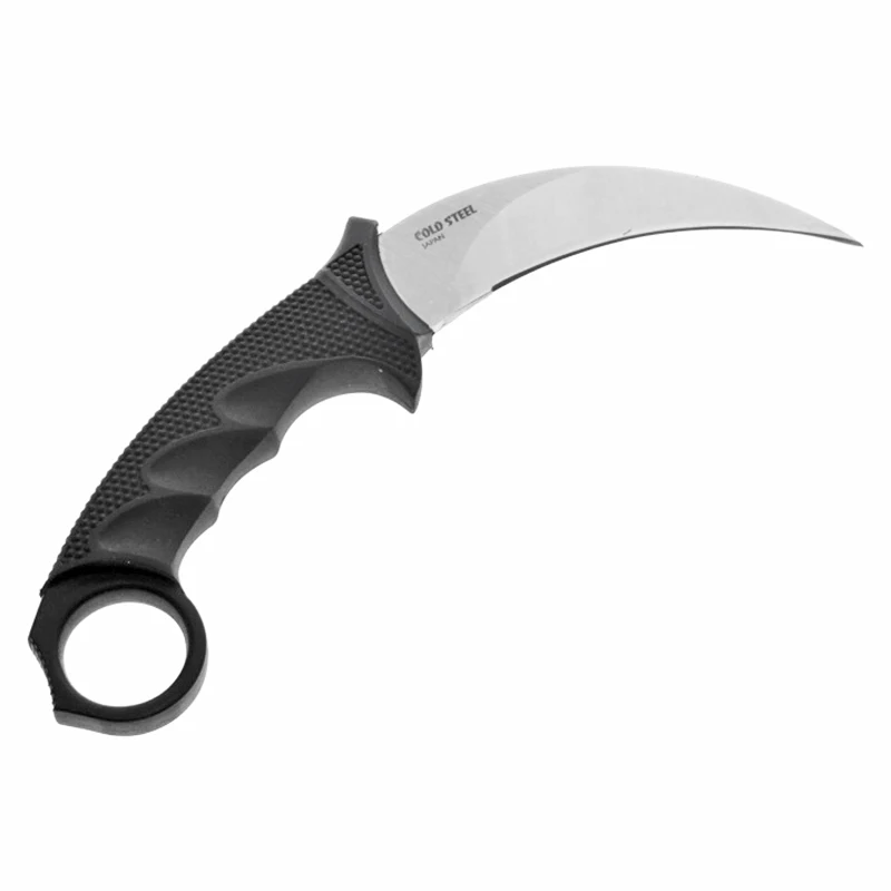 DuoClang нож из холодной стали Karambit из AUS-8A стали, тигровый Кратон и гривори с ручкой, ножи для выживания в пустыне CS GO