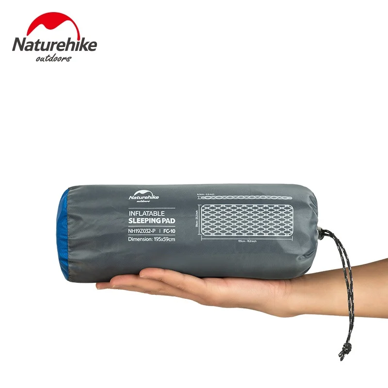Naturehike في الهواء الطلق نفخ التخييم حصيرة خفيفة وسادة النوم فراش مع الهواء للماء حقيبة للسفر التخييم خيمة منصات