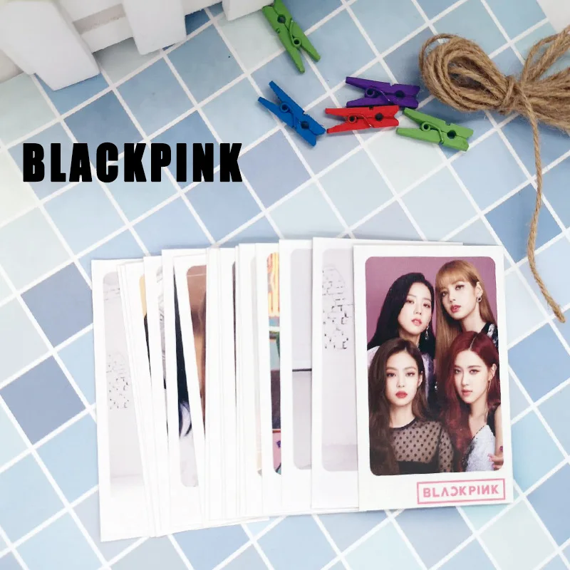 

KPOP Group EXO TWICE BLACKPINK Self Made LOMO Card LOVE YOURSELF Album Photo Card Wall Decoration Bookmark Stationery Supplies